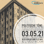 Radiosendung am Freitag, den 7. Mai 2021 über das ehemalige Funkhaus der DDR